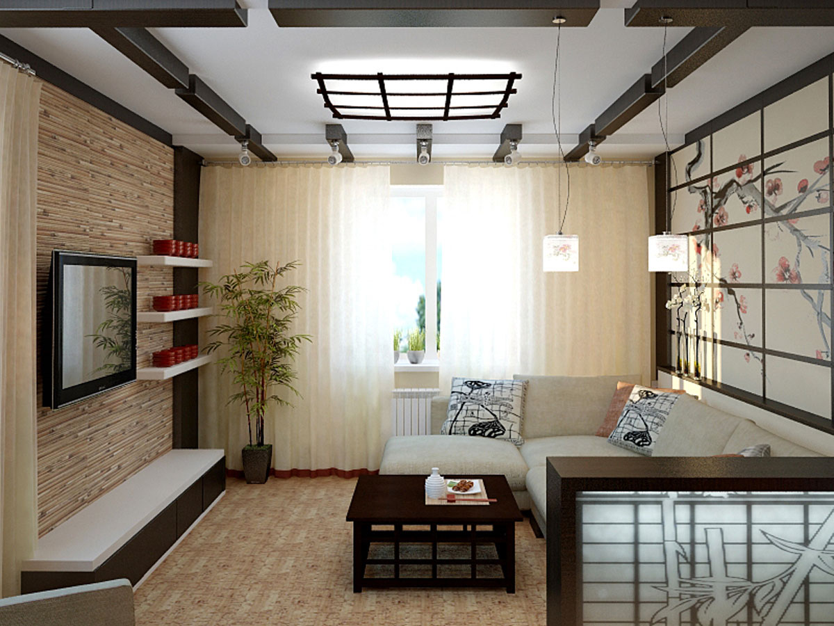 японский дизайн интерьера квартиры