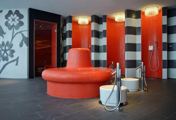 Современный дизайн интерьера отеля Kameha Grand Zurich 13