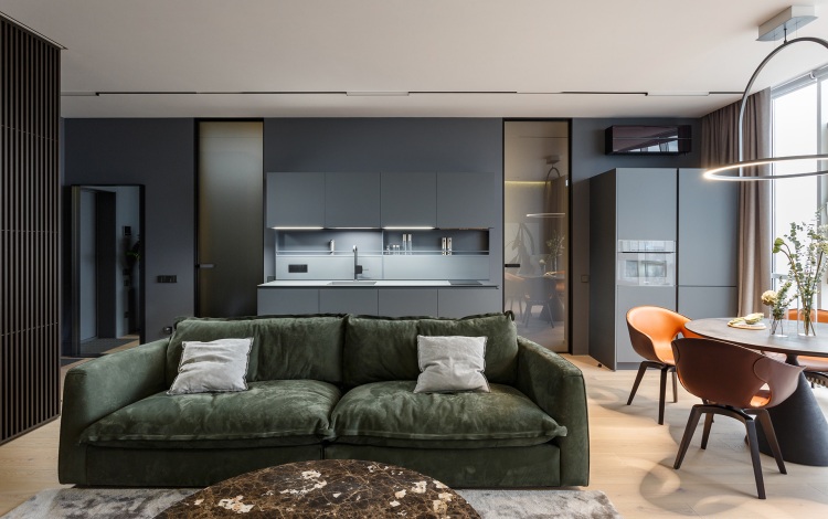 Дизайн интерьера квартиры в современном стиле
