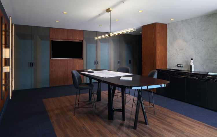 Современный дизайн интерьера офиса в классическом стиле 4