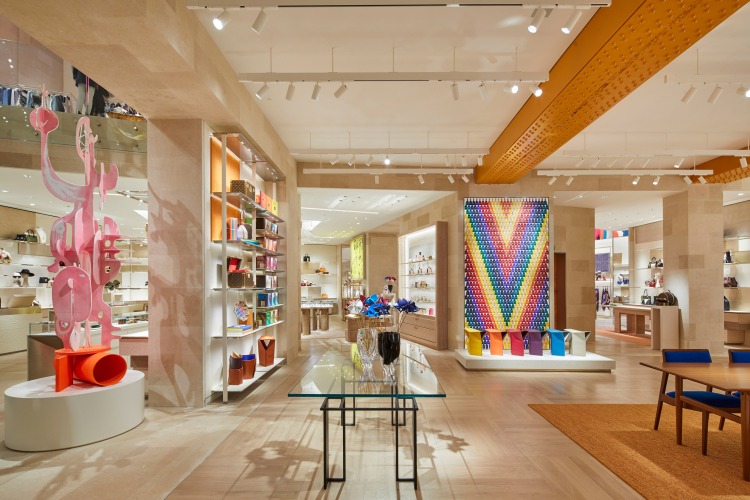 Современный дизайн интерьера бутика Louis Vuitton в западном Лондоне 5