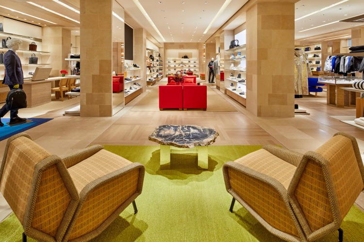 Современный дизайн интерьера бутика Louis Vuitton в западном Лондоне 8