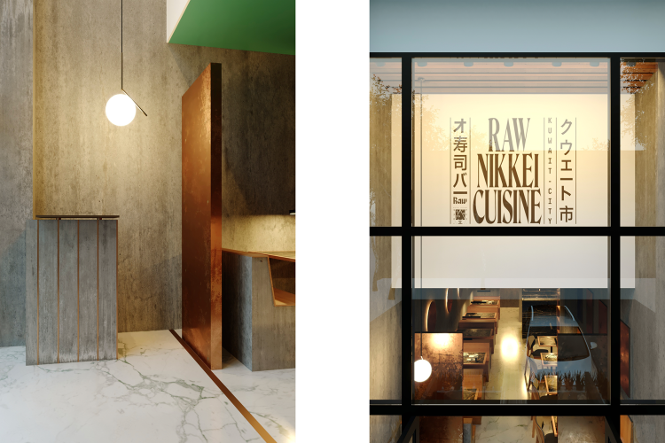 Современный дизайн интерьера ресторана в стиле минимализм 3